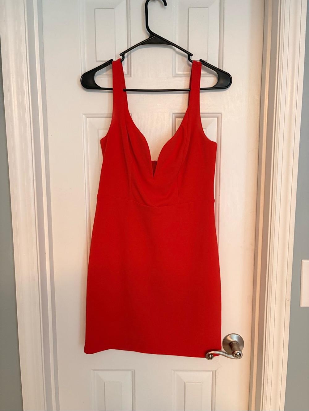 Express Red Sleeveless Cowl Neck Mini Dress